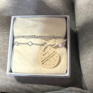 Brand new eyecandy silver braclets